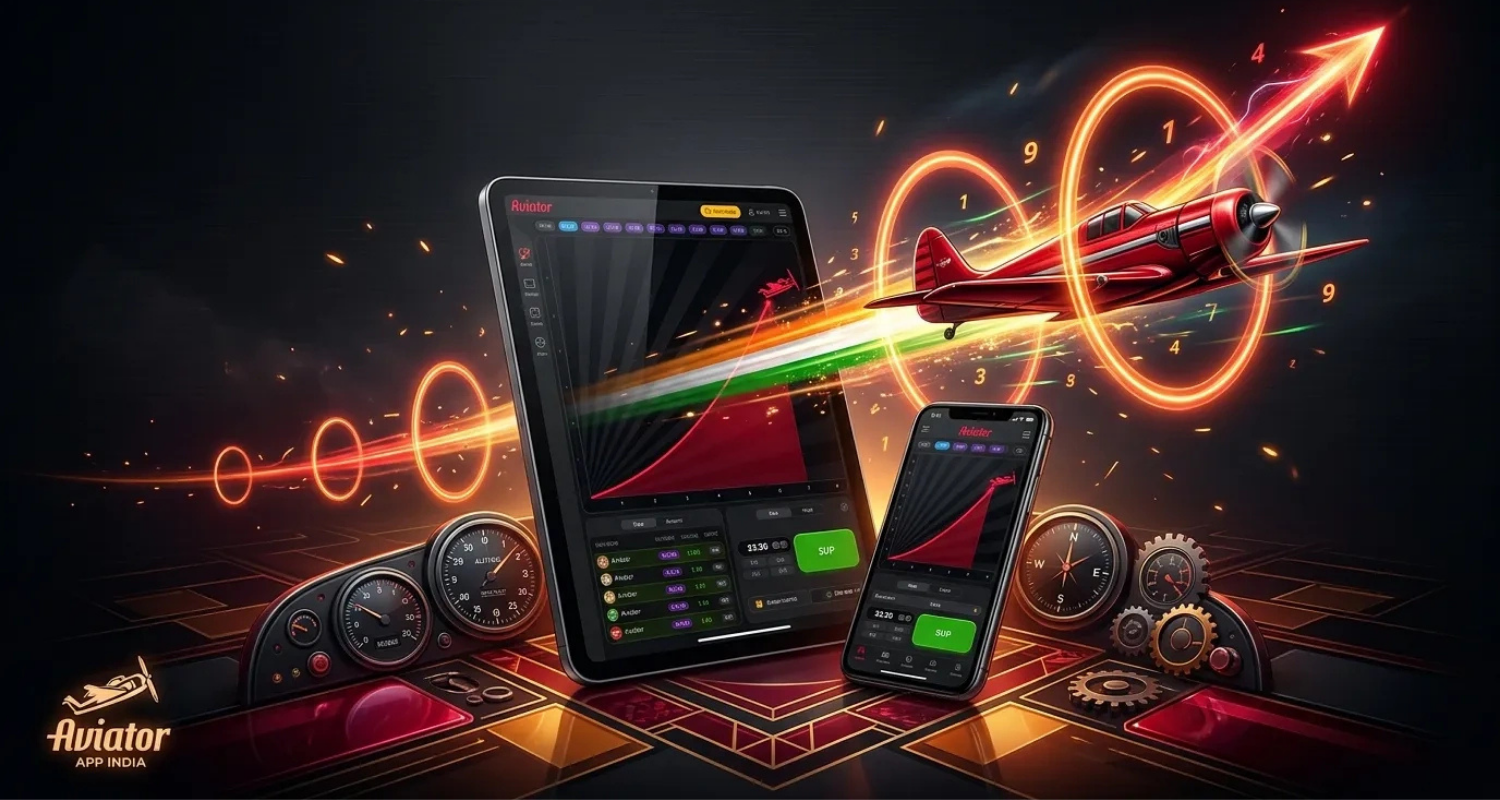 Aviator App India betting application featuring auto cashout functionality, secure mobile gaming, instant payouts, and real-time crash betting experience
